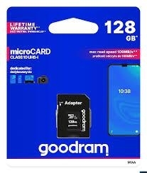 Karta pamięci GOODRAM 128GB z adapterem UHS I CLASS 10 100MB/s