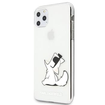 Markowy Hard Case Karl Lagerfeld Choupette Fun Apple iPhone 11 Pro Max Przezroczysty Wzór 1