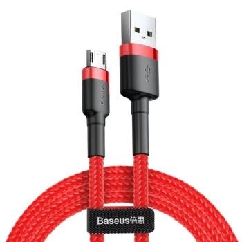 Kabel Micro USB Baseus Cafule Cable QC3.0 1.5A 2m Czerwony