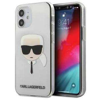 Markowy Hard Case Karl Lagerfeld Karl`s Head Hardcase Apple iPhone 12 Mini Przezroczysty