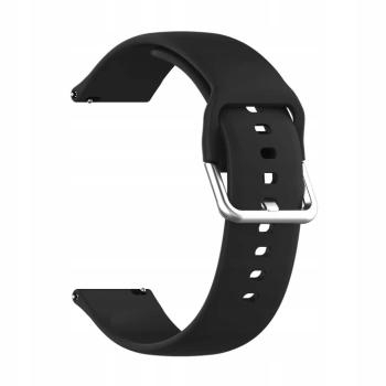 Pasek Smartwatch Silikonowy 22mm Czarny