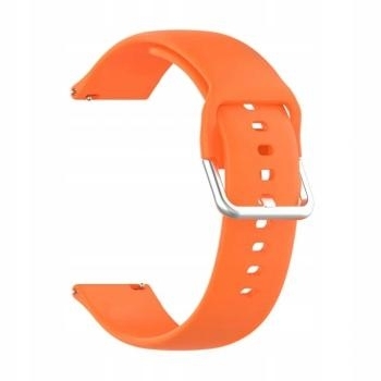 Pasek Smartwatch Silikonowy 22mm Pomarańczowy