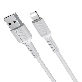 Kabel iPhone Lightning Borofone BX16 Easy 2A 1m Biały