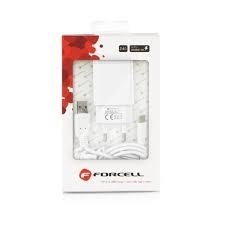 Ładowarka Sieciowa Forcell z kablem micro USB typ-C - 2,4A z funkcją Quick Charge 3.0