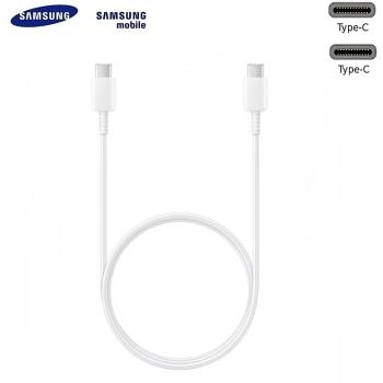 Kabel USB Typ C / USB Typ C Samsung Galaxy S20 S21 EP-DG980 1m Biały