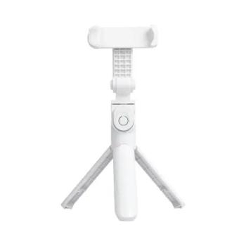 Uchwyt selfie z pilotem na Bluetooth tripod Biały