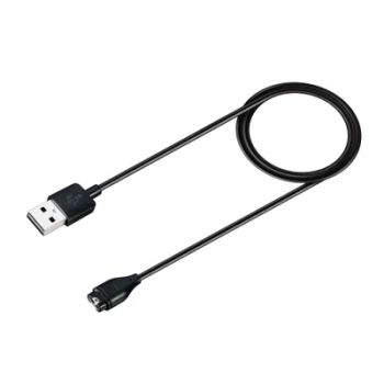 Kabel USB do ładowania smartwatcha GARMIN FENIX 7, 6, 6X, 6S, 5, 5X, 5S, 5 Plus Vivoactive 3 itd. HD24 1m. Czarny