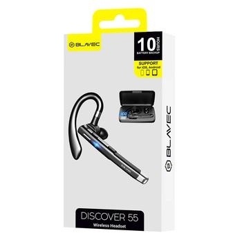 Słuchawka Bluetooth Blavec Discover 55 + Power Bank Czarny