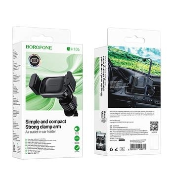 Uchwyt na kratkę Borofone BH106 Ascend Czarny