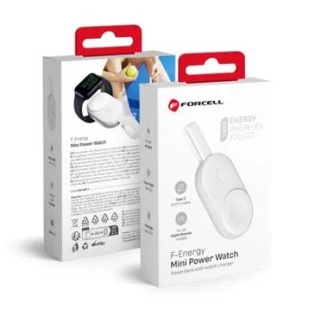 Powerbank 1200mAh Mini Power Watch Forcell F-Energy 1A 2,5W Biały