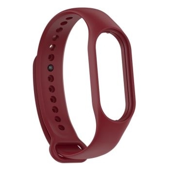 Pasek Xiaomi Mi Band 5 / 6 / 7 Burgundowy