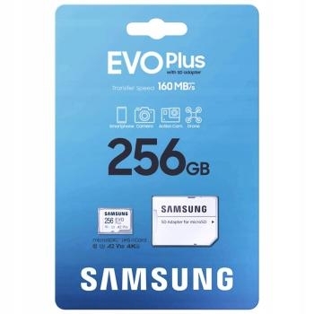 Karta pamięci 256GB Samsung EVO Plus 160MB/s