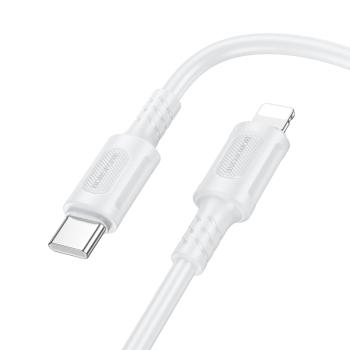 Kabel Typ C na Lightning Borofone BX111 Feliz PD 27W 1m Biały