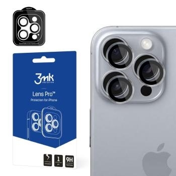 Szkło na aparat 3mk Lens Protection Pro Full Cover Apple iPhone 16 Pro / 16 Pro Max Przezroczysty
