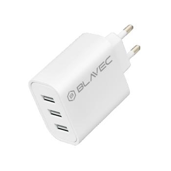 Ładowarka sieciowa 3xUSB Blavec BC3 3A Biały