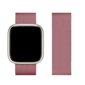Pasek magnetyczny stal Apple Watch Forcell F-Design FA03  42 / 44 / 45 / 49 mm Różowy