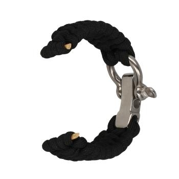 Pasek nylonowy 22mm Wzór 1 Czarny