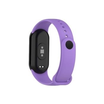 Pasek Silikonowy Mi Band 9 / M9 / 8 / M8 Fioletowy