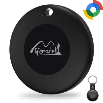 Lokalizator GPS Bluetooth Lifemate LifeTag Tracker HD-P16-3 Android + Etui brelok Czarny