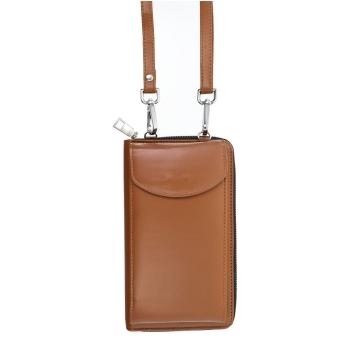 Torebka Stylish na telefon komórkowy brązowa
