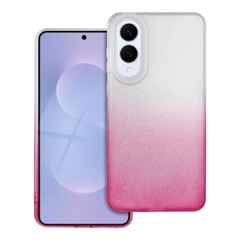 Shining Case Samsung Galaxy S25 EDGE Przezroczysty/Różowy