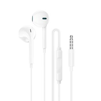 Zestawy Słuchawkowy Borofone BM100 Fuente z mikrofonem Biały