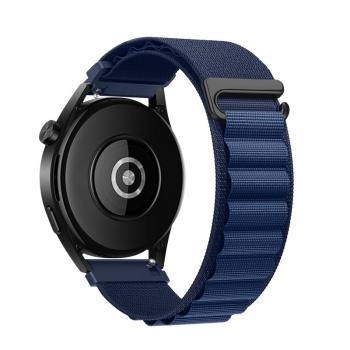 Pasek sprzączka włókno 20mm Samsung Galaxy Watch Forcell F-Design FS05 Granatowy