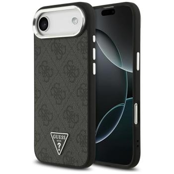 Markowy Hard Case Guess PU 4G W/Triangle Logo SL Apple iPhone 17 Air Czarny