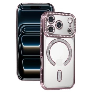 Bling Magsafe Case Apple iPhone 17 Pro Różowy