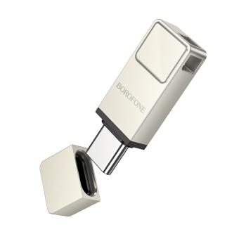 Pendrive 64GB Borofone BUD6 Mini Elegance USB 3.0 + Typ C