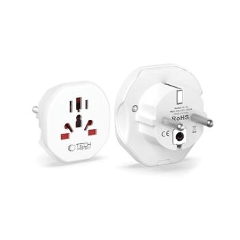 Adapter EU/US/CN/AU Biały