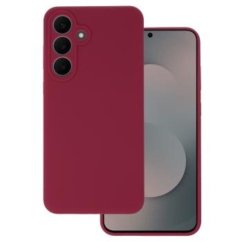 Silicone Lite Case Samsung Galaxy S25 FE Bordowy