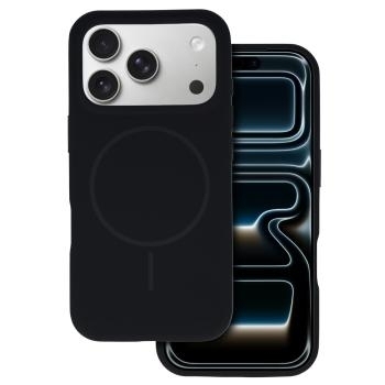 Magsafe Slim Silicone Apple iPhone 17 Pro Czarny