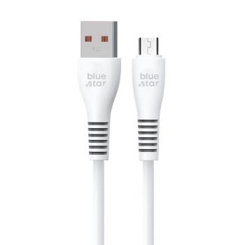Kabel USB A do Micro USB Blue Star 2A 1m DC99M Biały