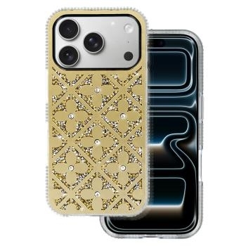 Flower Glitter Case Samsung Galaxy A36 5G / A56 5G Złoty