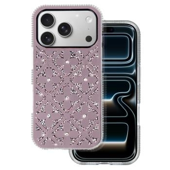 Flower Glitter Case Samsung Galaxy A56 5G Różowy