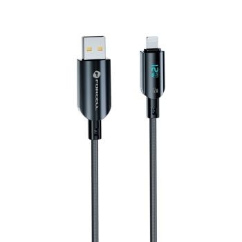 Kabel USB A do Lightning Forcell F-Energy 2,4A 12W Digital 1,2m C273 Czarny