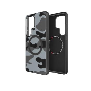 Markowy Silikon Forcell F-Protect Levels Dual Layer 4D Samsung Galaxy S25 Ultra Black Camo