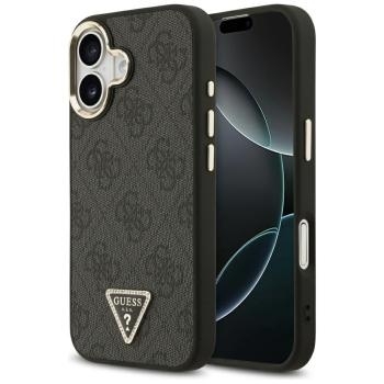 Markowy Hard Case Guess 4G PU W Triangle Logo Apple iPhone 17 Złoty/Czarny