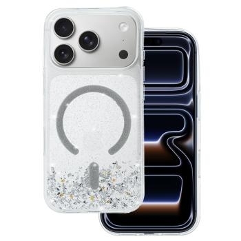 Moonlite Magsafe Case Apple iPhone 17 Pro Srebrny Clear