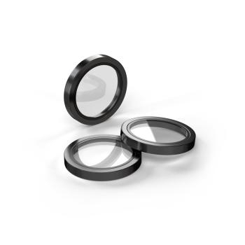 Szkło Hartowane na aparat Etteri Apple iPhone 17 Pro / 17 Pro Max Czarny