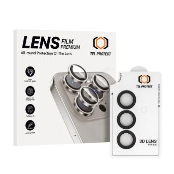 Szkło Hartowane na aparat Tel Protect 3D Lens Samsung Galaxy S26 Plus Czarny (obiektyw 3 sztuki)