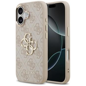 Markowy Hard Case Guess PU W  Big 4G Classic Logo Apple iPhone 17 Złoty/Różowy