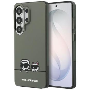 Markowy Hard Case Karl Lagerfeld IML Peekaboo Karl&Choupette MagSafe Samsung Galaxy S26 Ultra Czarny