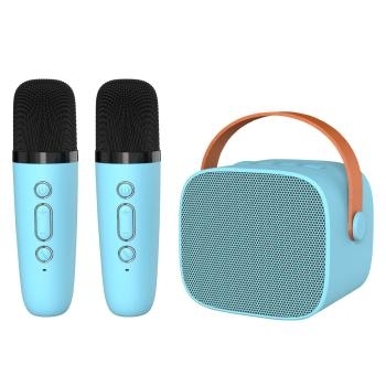 Głośnik Bezprzewodowy Bluetooth Blavec WS-07 Karaoke Party - 5W z 2 mikrofonami Niebieski