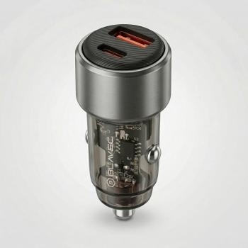 Ładowarka samochodowa USB + Typ C Blavec BS-05B Nitro QC 3.0 18W PD 65W Czarny