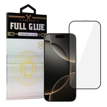 Szkło Hartowane HARD Full Glue 5D Apple iPhone 16 Pro / 17 Czarny