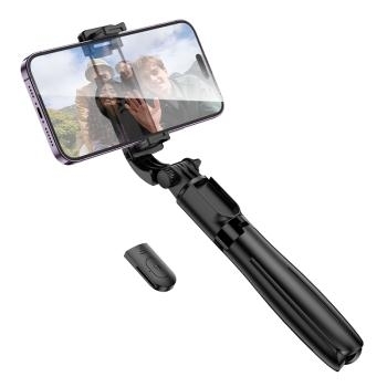 Uchwyt Selfie Bluetooth ze statywem i pilotem Borofone BY13 Nube Czarny