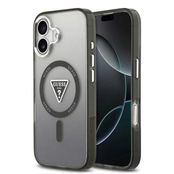 Markowy Hard Case Guess IML Gradient W  Triangle Logo Apple iPhone 17 Czarny
