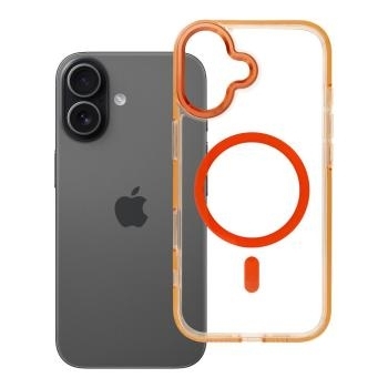 Frame Clear Hybrid Mag Cover Apple iPhone 17 Pomarańczowy